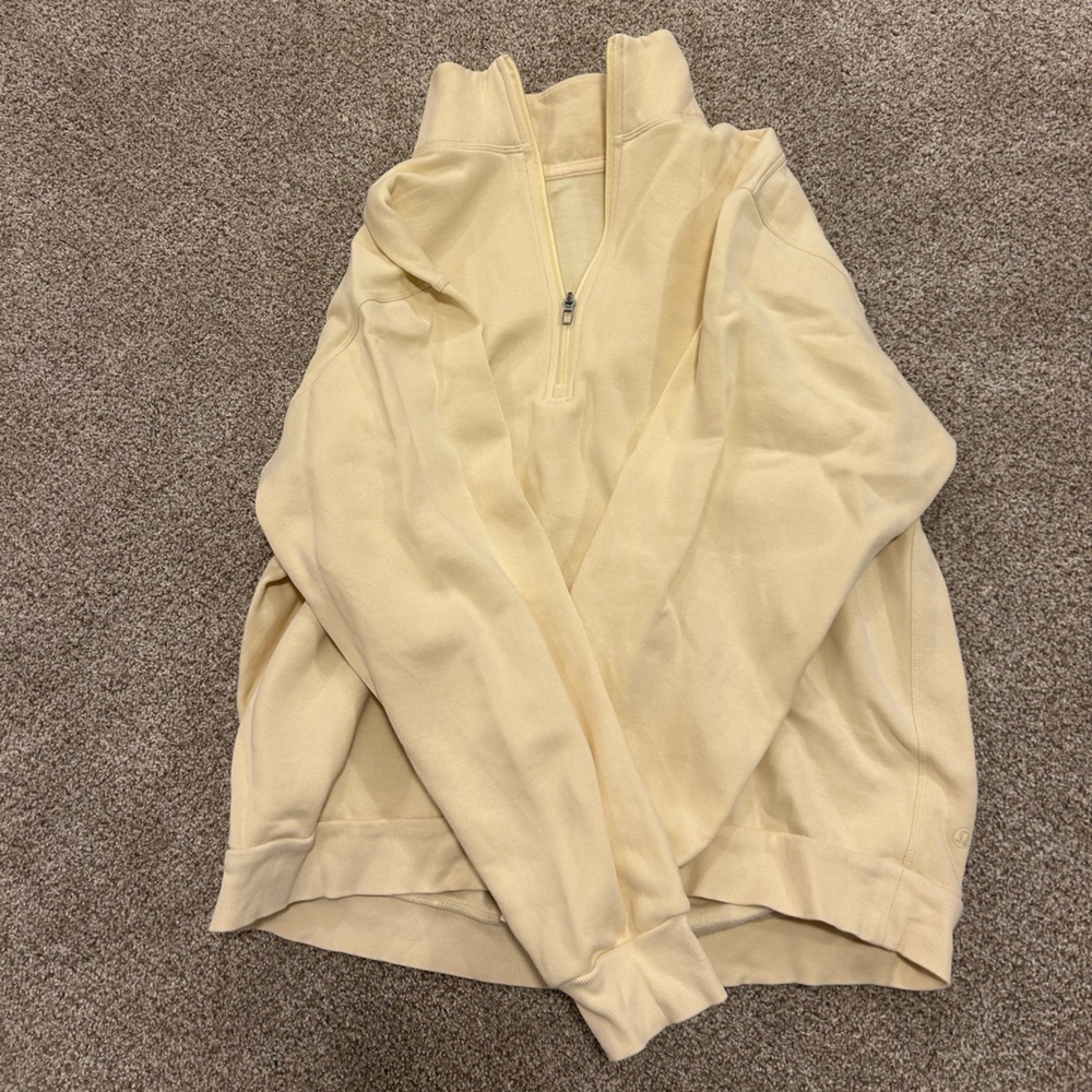 Steady State Half Zip in Buttercream